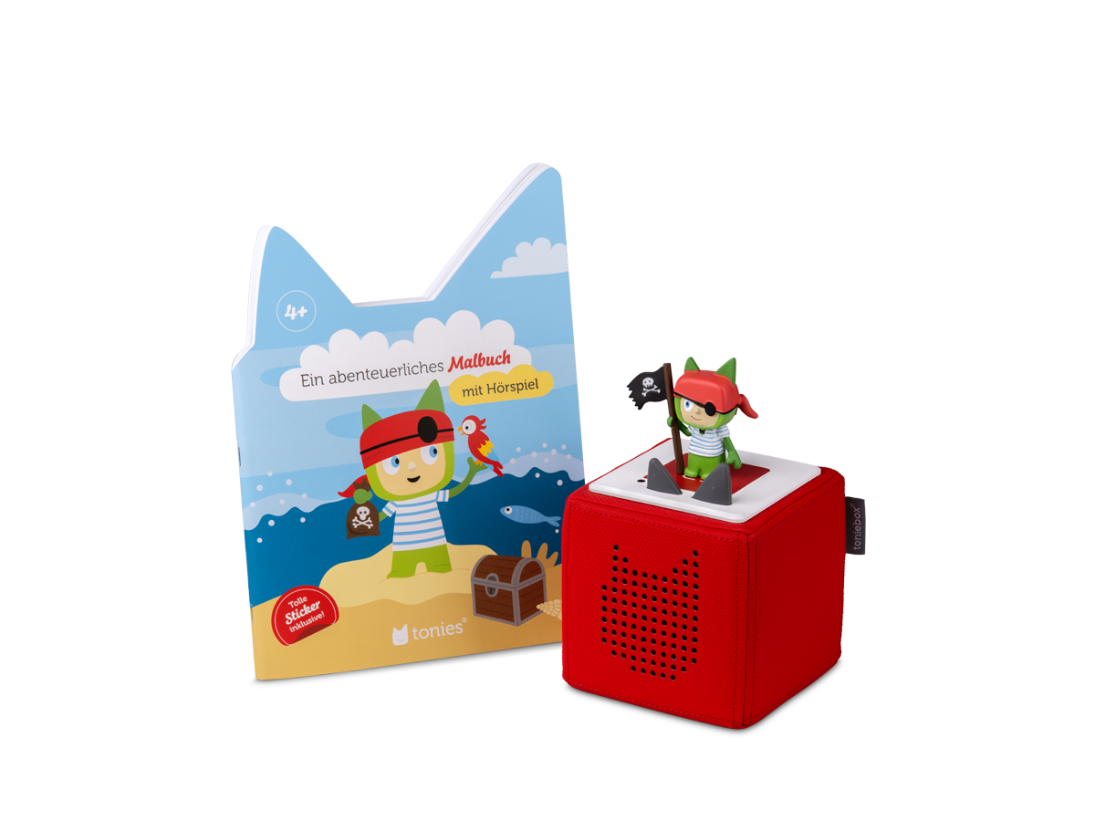 Ein abenteuerliches Malbuch + Kreativ-Tonie Pirat