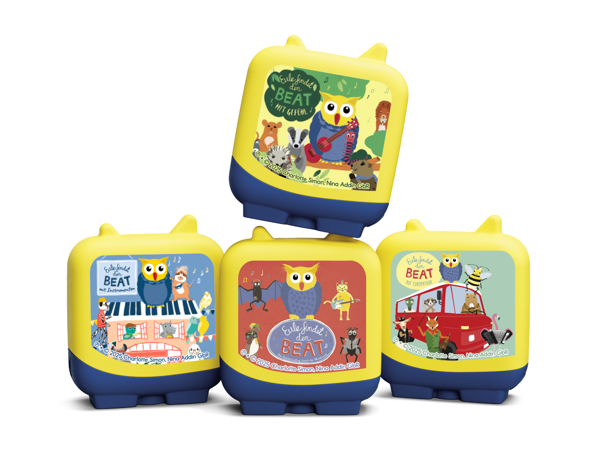 Eule findet den Beat Set