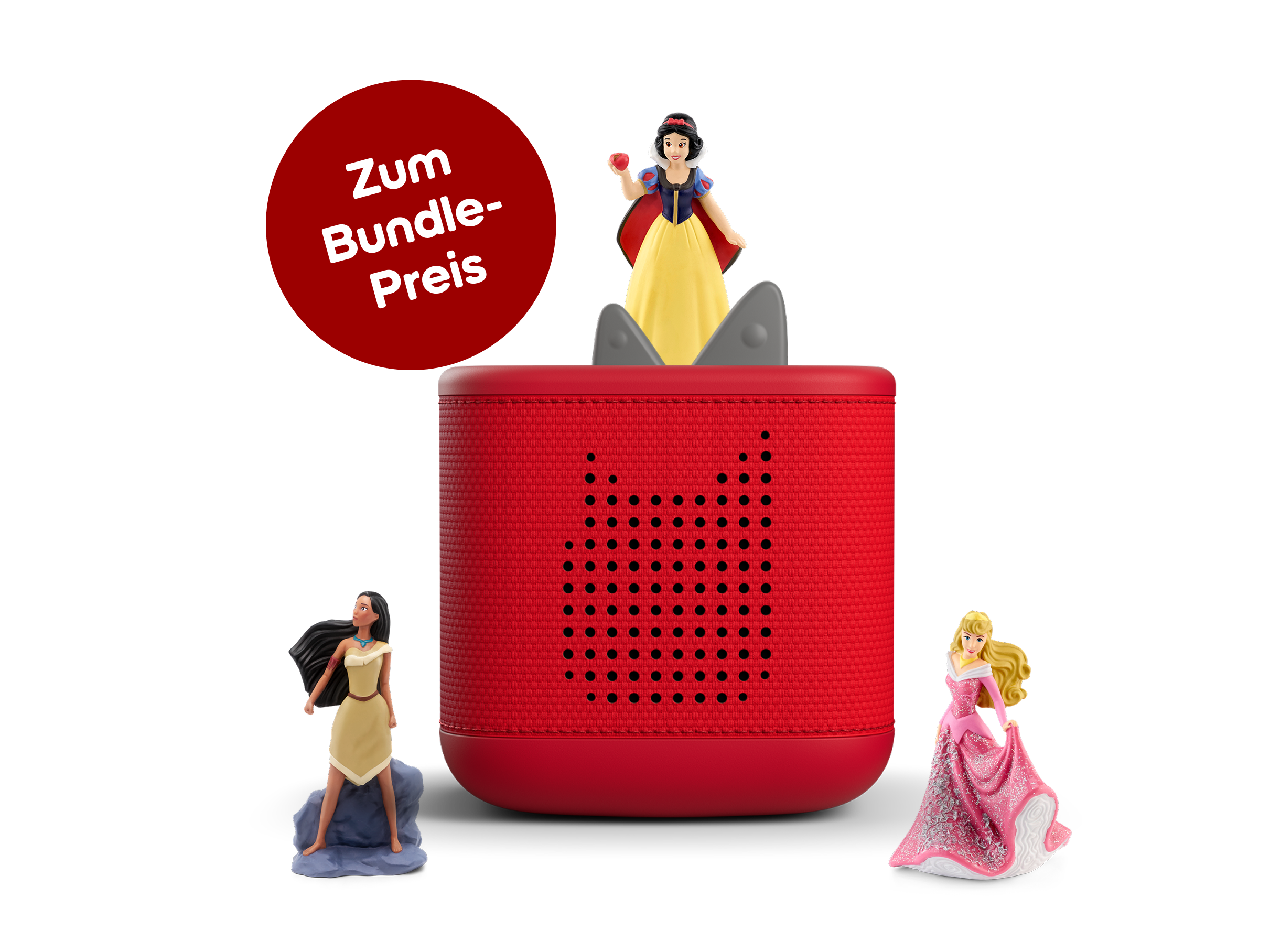 Toniebox 2 Starterset: Disney Prinzessinnen (Rot)