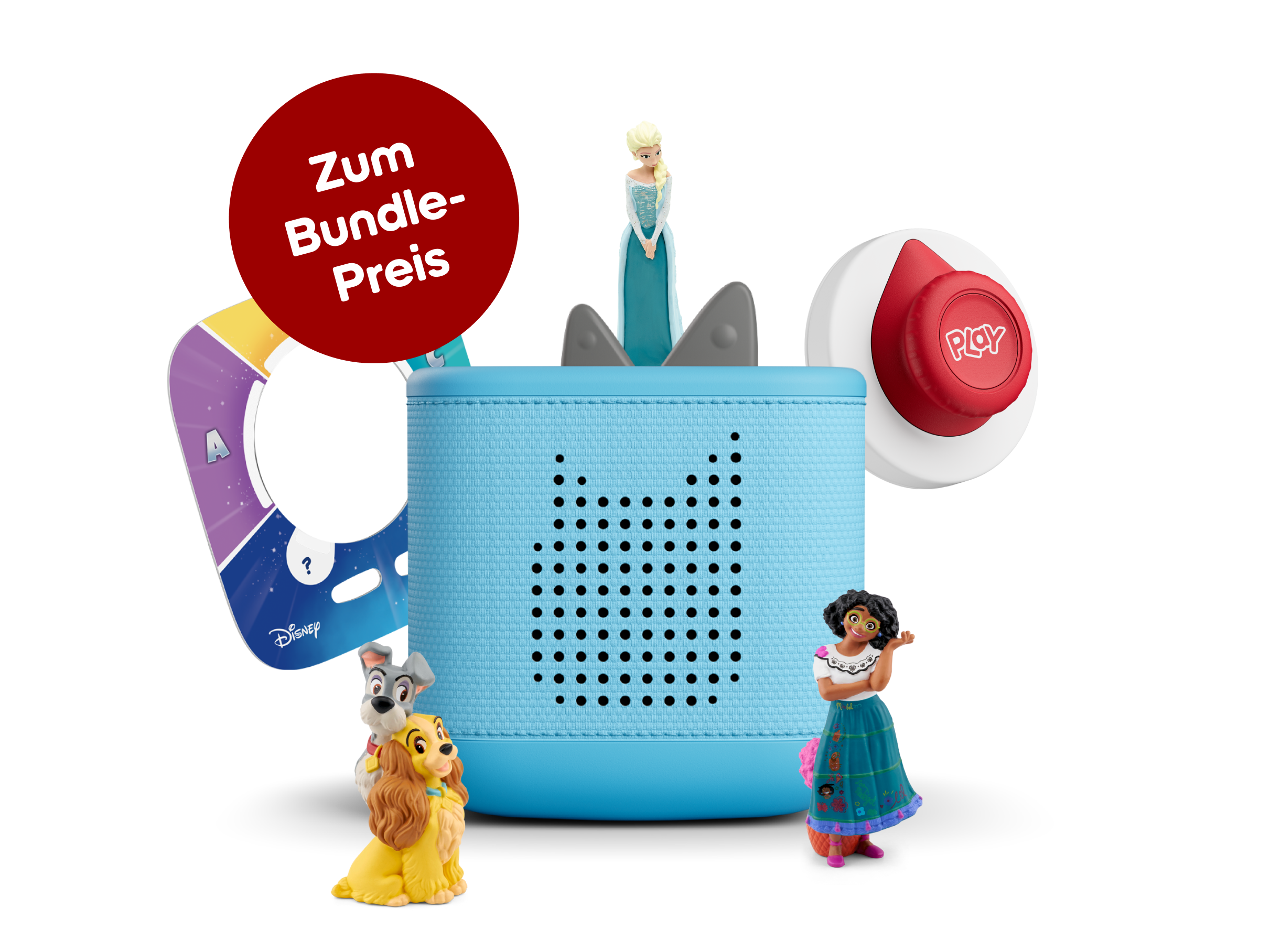 Toniebox 2 Playset: Disney Kingdom Quiz (Blau)