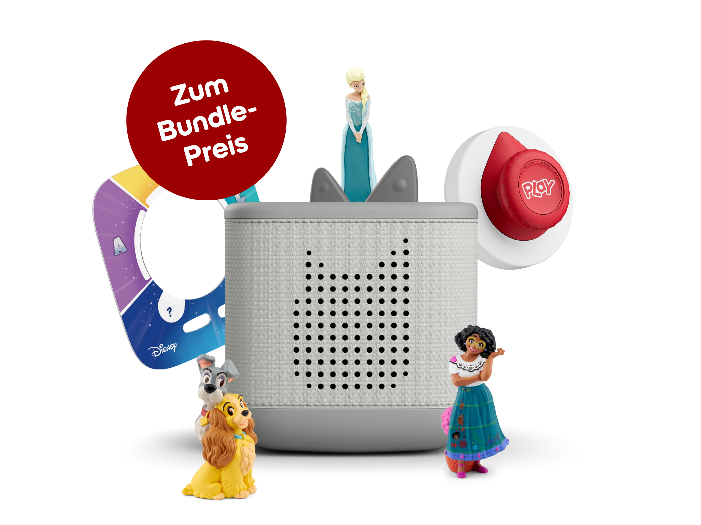 Toniebox 2 Playset: Disney Kingdom Quiz (Grau)