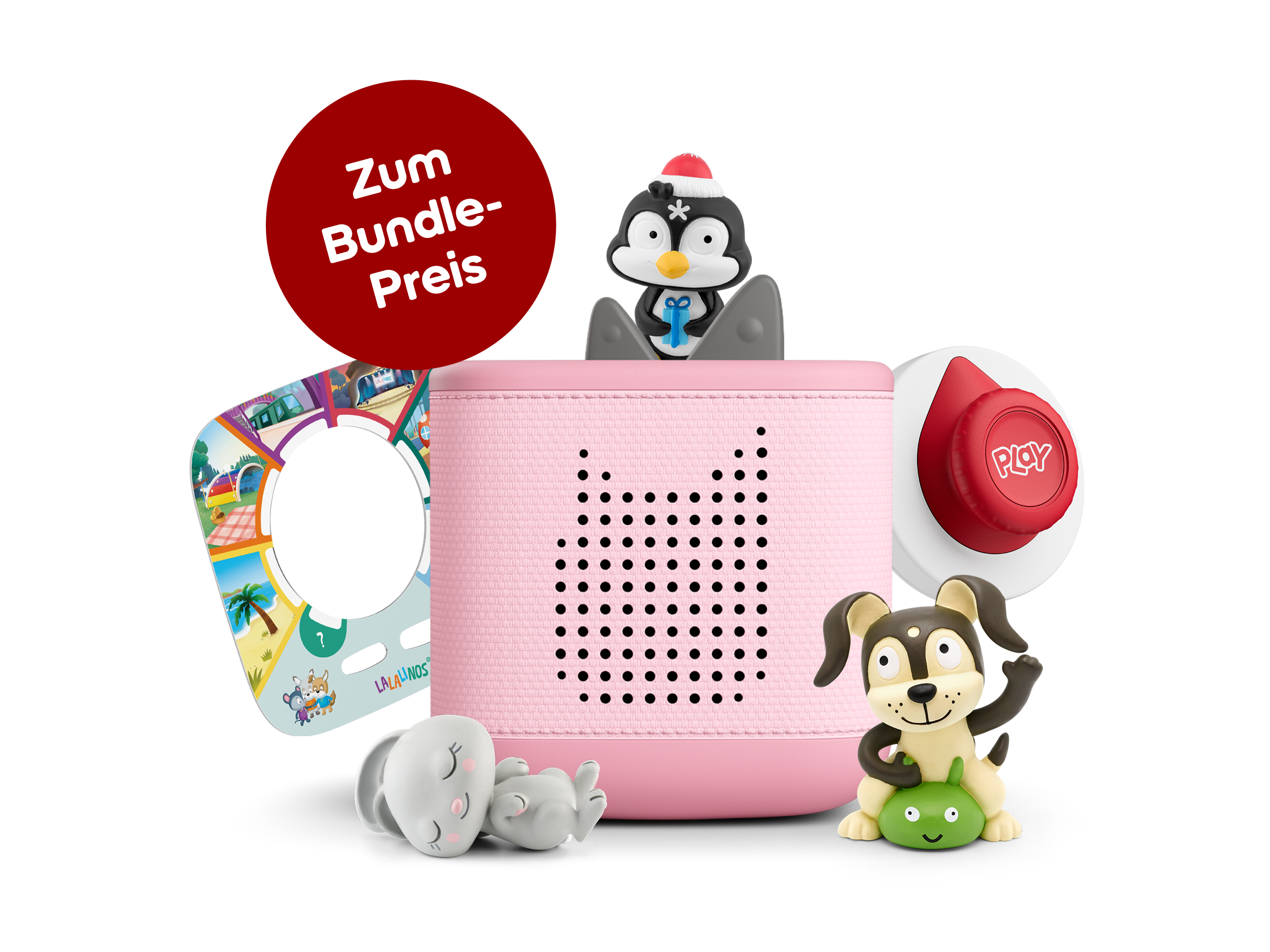 Toniebox 2: Weihnachtliches Starterset mit Tonieplay (rosa)