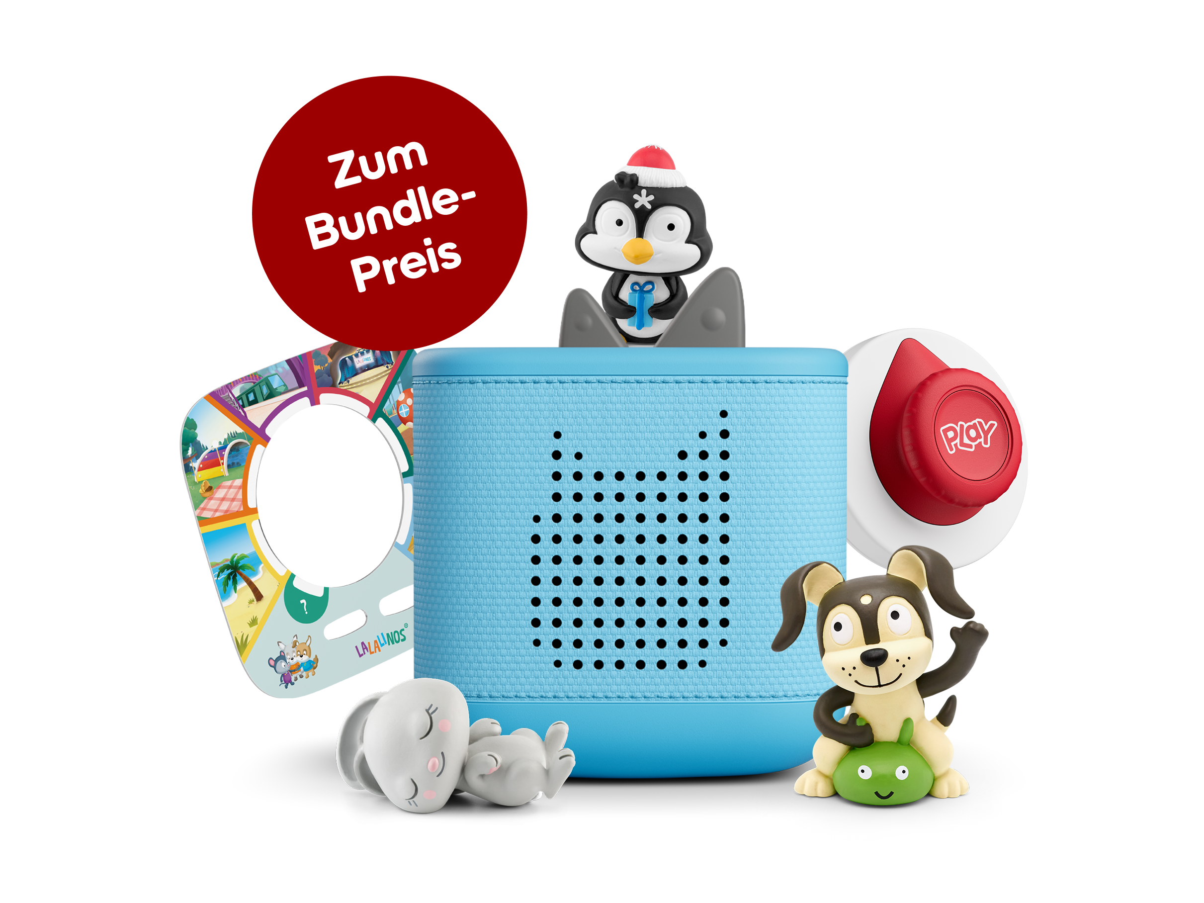 Toniebox 2: Weihnachtliches Starterset mit Tonieplay (blau)