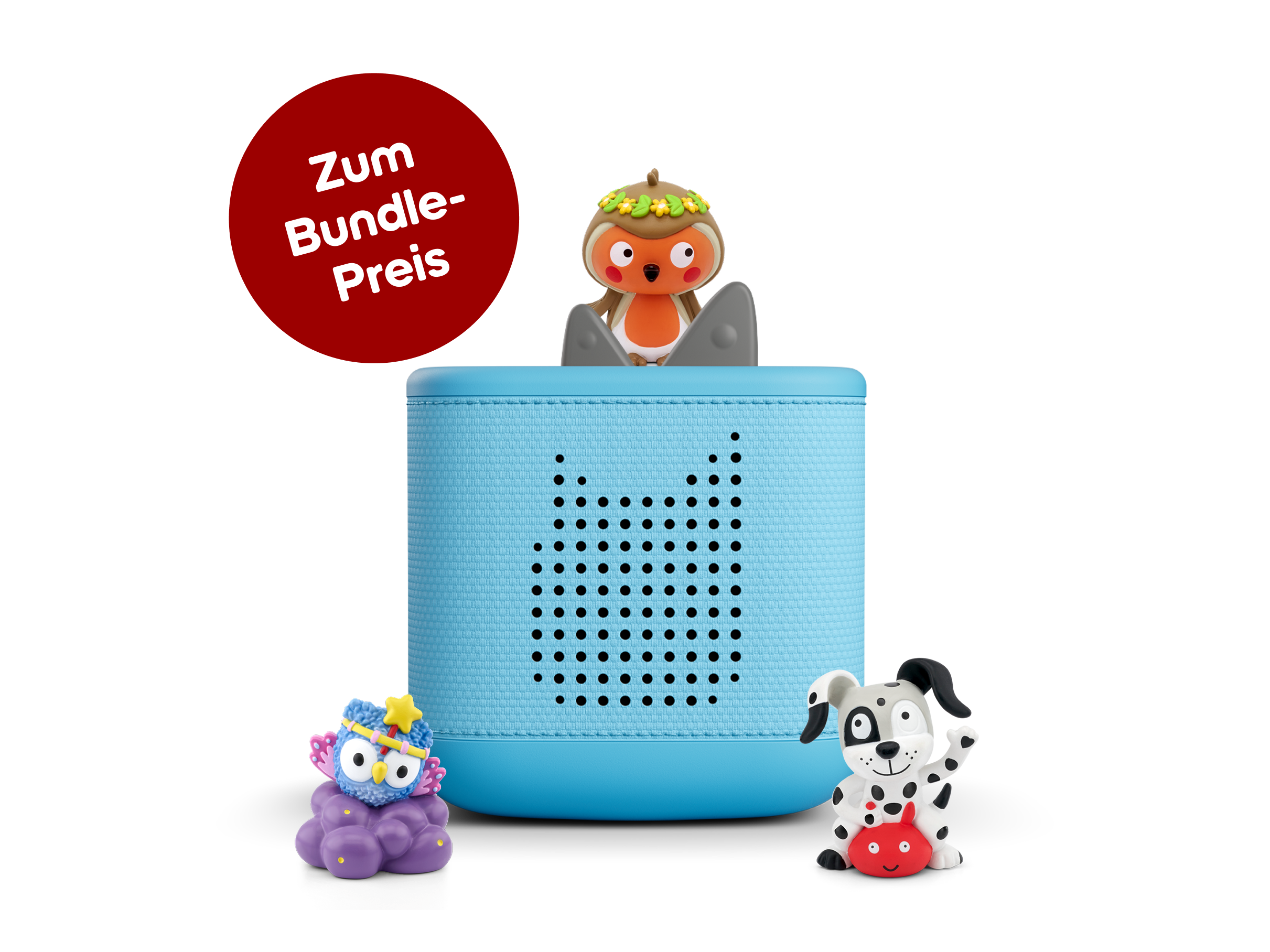 Toniebox 2 Starterset: Kinderlieder (Blau; inkl. Jahreszeitenlieder, Spiel- und Bewegungslieder 2, Schlaflieder)