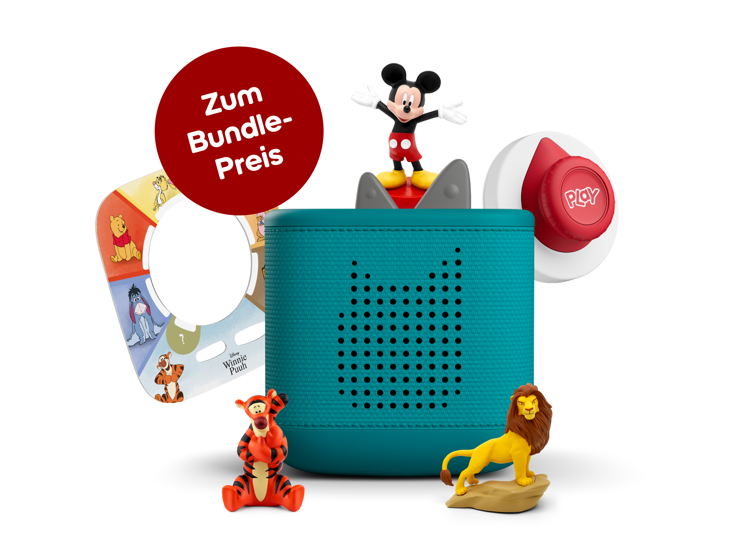 Toniebox 2 Playset: Disney Tigger & Freunde (Meeresgrün)