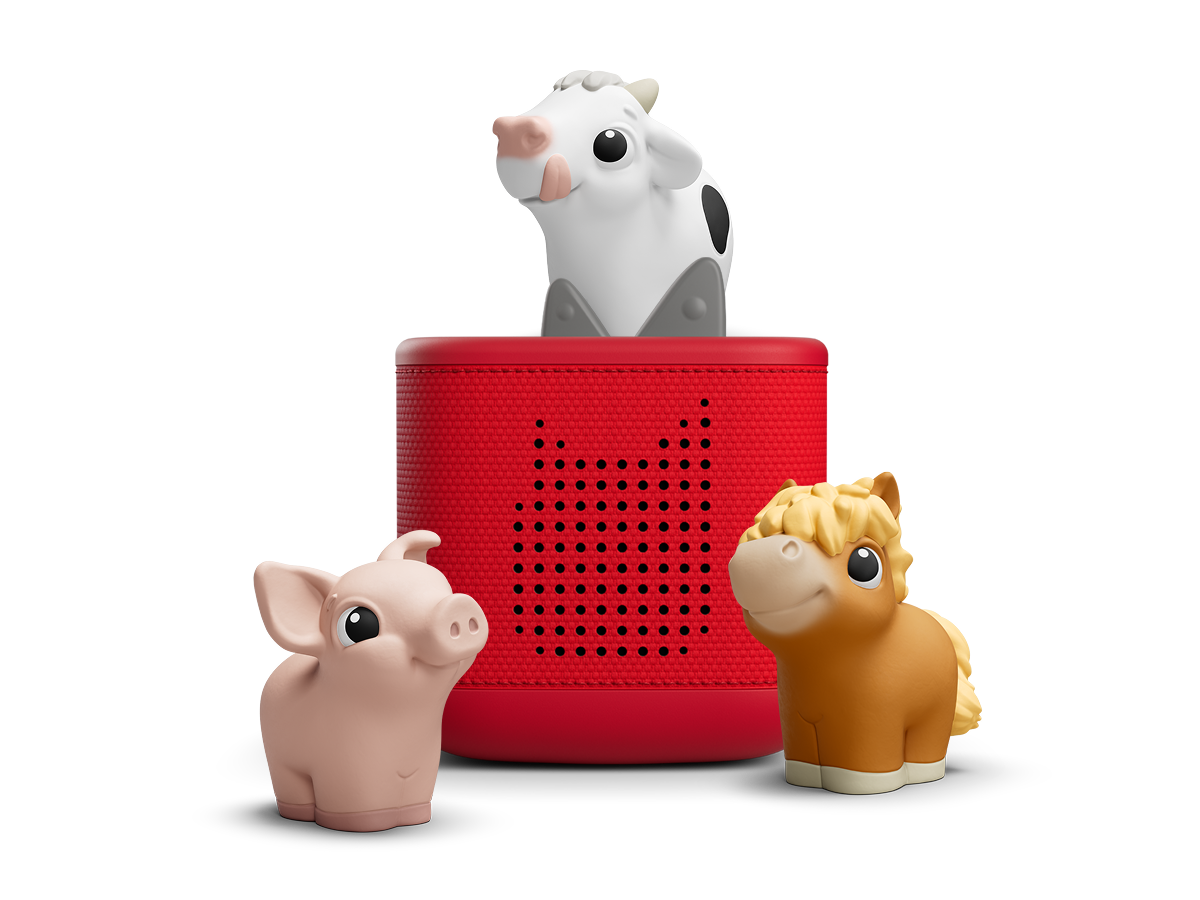 Toniebox 2 Starterset: My First Tonies Bauernhof (Rot)